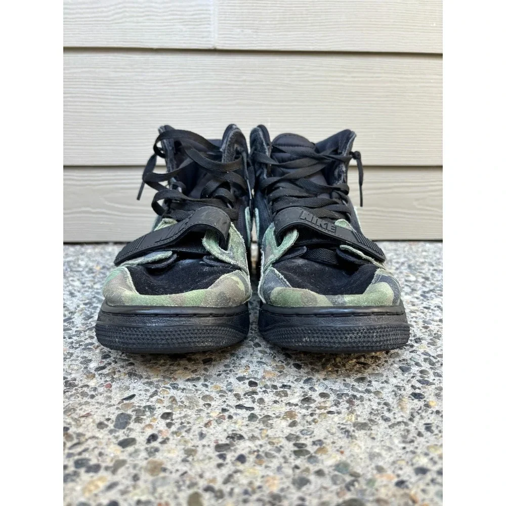 Jordan Legacy 312 Camo Black Elephant Print High Top Mens AV3922-003 Size 12